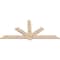 Ekena Millwork Kennewick Smooth Timber Gable Bracket, Douglas Fir, 84"W x 38"H x 1 1/2"D x 5 1/2"F, 11/12 Pitch GBW084X38X0206KEN00SDF - alternate 4